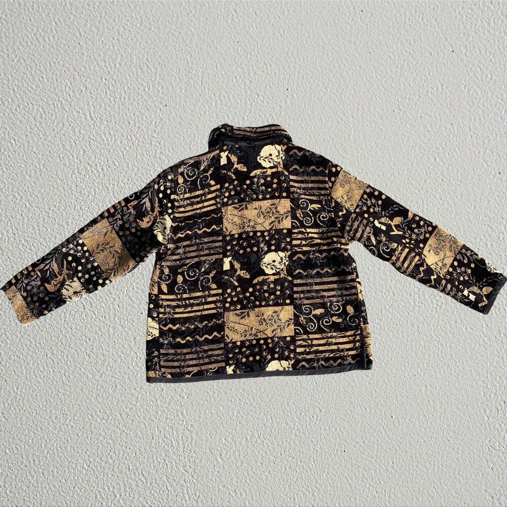 Bohemian Patchwork Reversible Thin Jacket, Boho C… - image 3